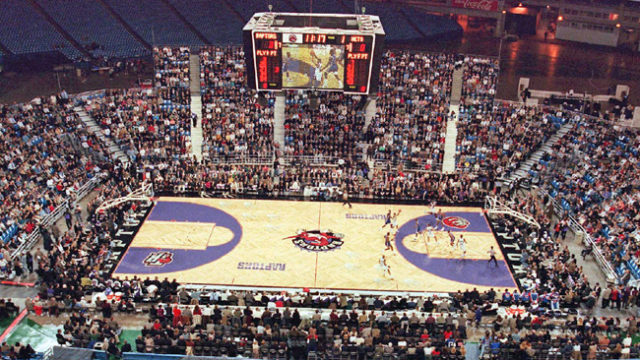 Fanless March Madness games Raptors SkyDome