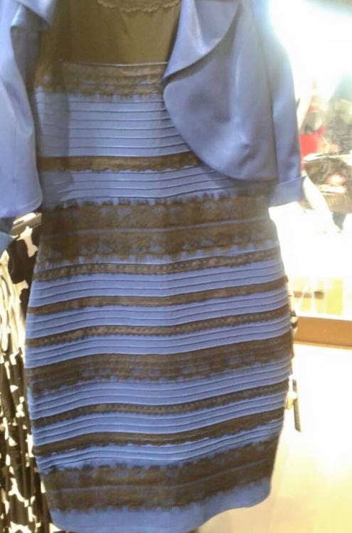 dress is white and gold
