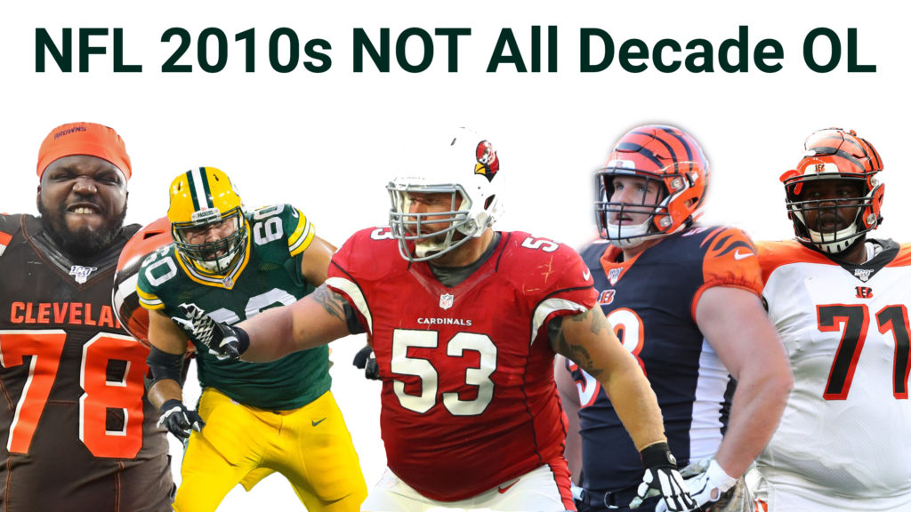The NFL 2010s NOT all decade team offensive line