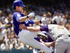 The worst of the late 90s: Chan Ho Park tries to fight Chan Ho Park fight
