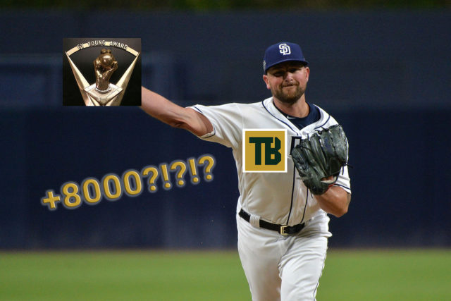 Kirby Yates betting 2020 Cy Young winner