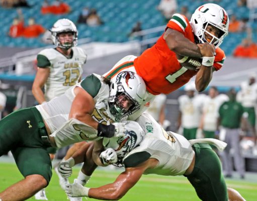 College football betting picks for week 3: Picking a parlay with upside College football betting picks for week 3 D'Eriq King Miami