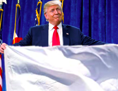Trump white flag