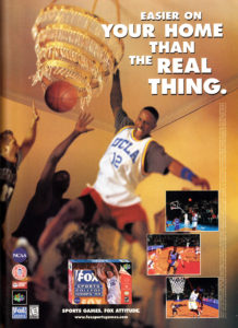 Fox Sports College Hoops '99 magazine ad