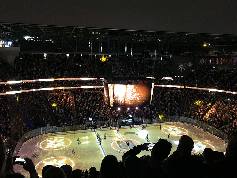 T-Mobile Arena standing room only review