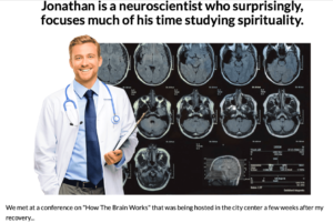 neuroscientist named Johnathan The 10 minute awakening 
