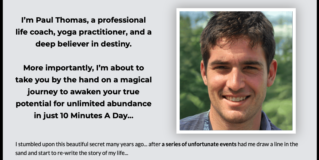 10 Minute Awakening scam Paul Thomas