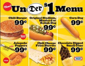 Wienerschnitzel dollar menu