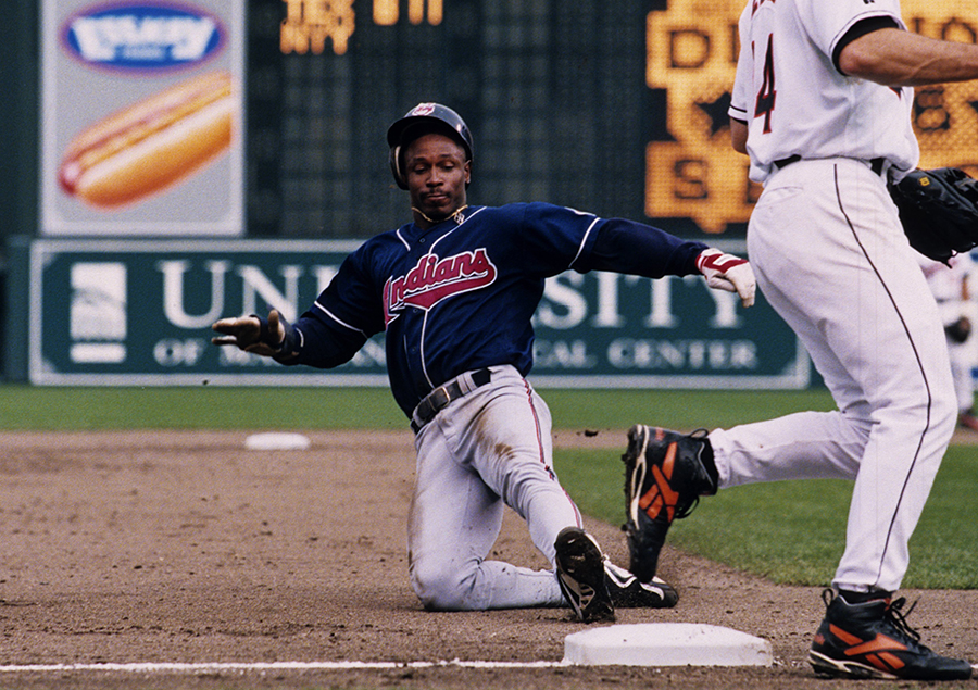 Kenny Lofton stolen base