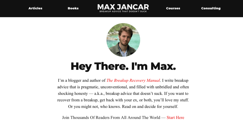 Breakup recovery courses