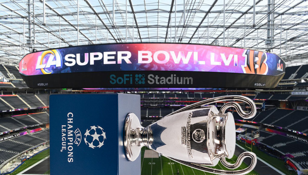 Champions League final Super Bowl