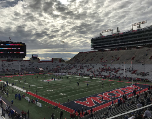 Arizona Stadium review: More mild than wild Arizona Stadium sideline