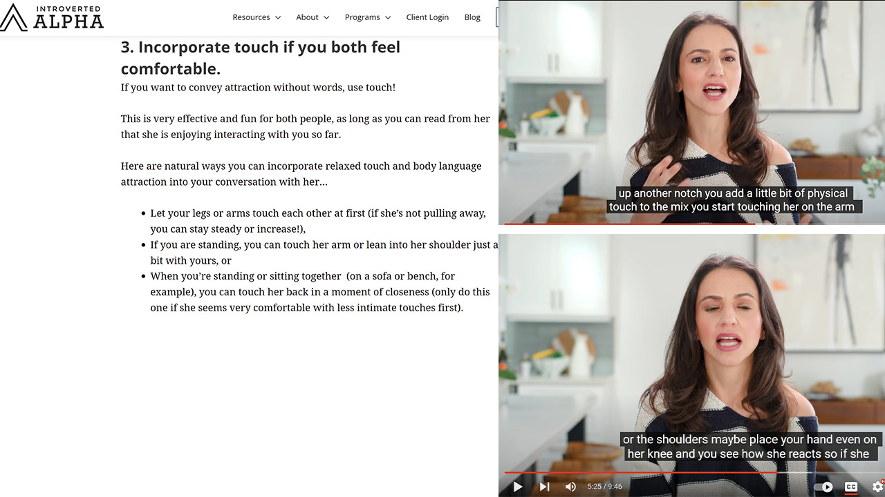 Introverted Alpha bad advice