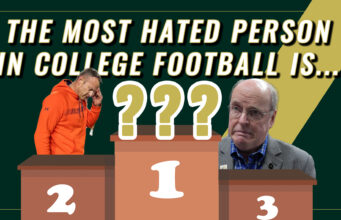 This is the most hated person in all of college football most hated person college football