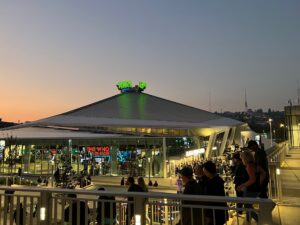 Climate Pledge Arena 200 level review exterior