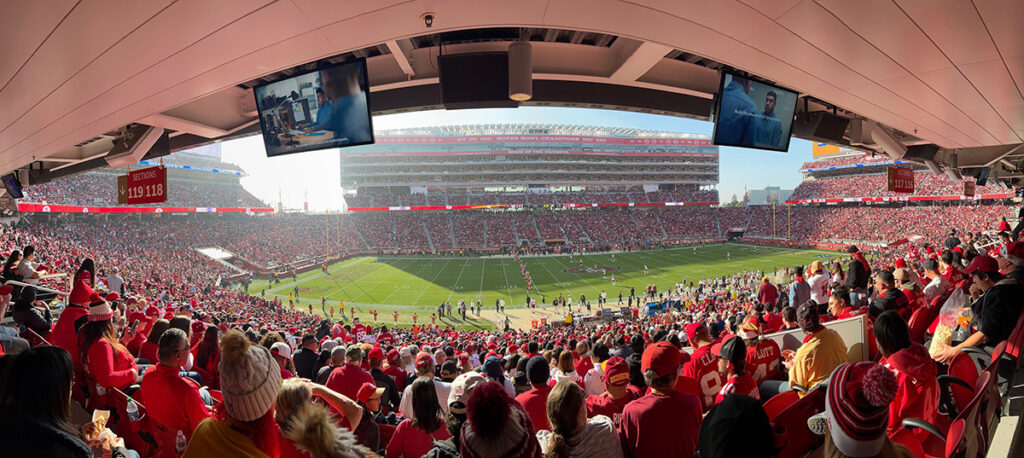 SRO view Levi's Stadium