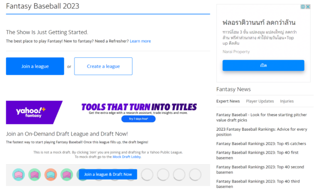 Everyone should join a public fantasy baseball league
