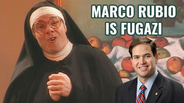 Marco Rubio fugazi conservative