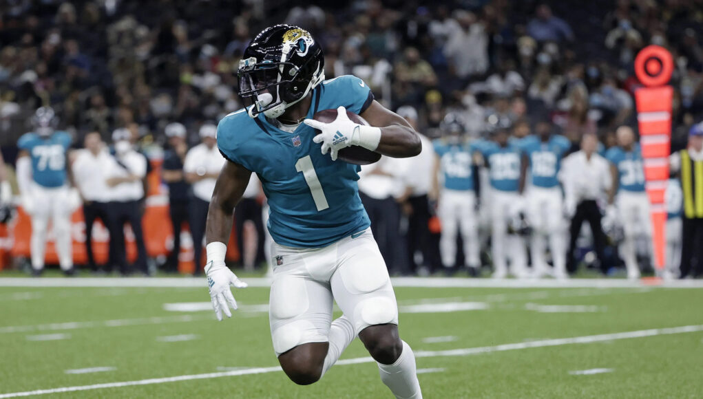 Travis Etienne’s handcuff