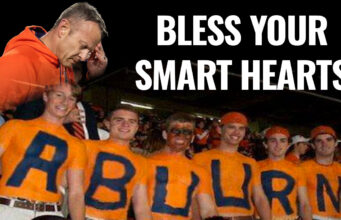 Auburn Fans Are Dumber Than Hella Dumb But Bless Their Hearts It’s Not Their Fault Auburn fans dumber