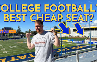 Is this the (cheapest) best seat in college football? – A look at SJSU’s Spartan Stadium Best Seat College Football