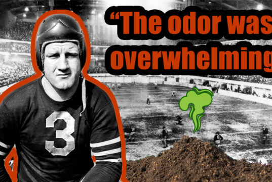 The first championship game in NFL history was a stinking mess…literally first championship game NFL history