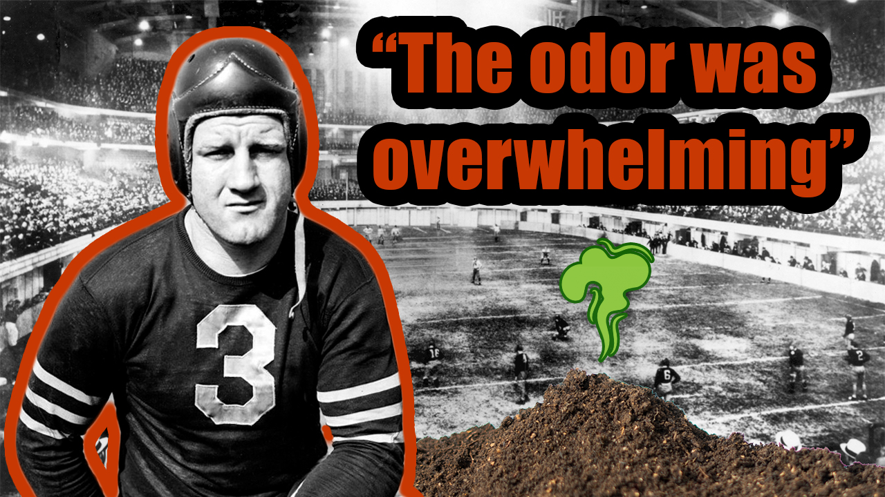 The first championship game in NFL history was a stinking mess ...