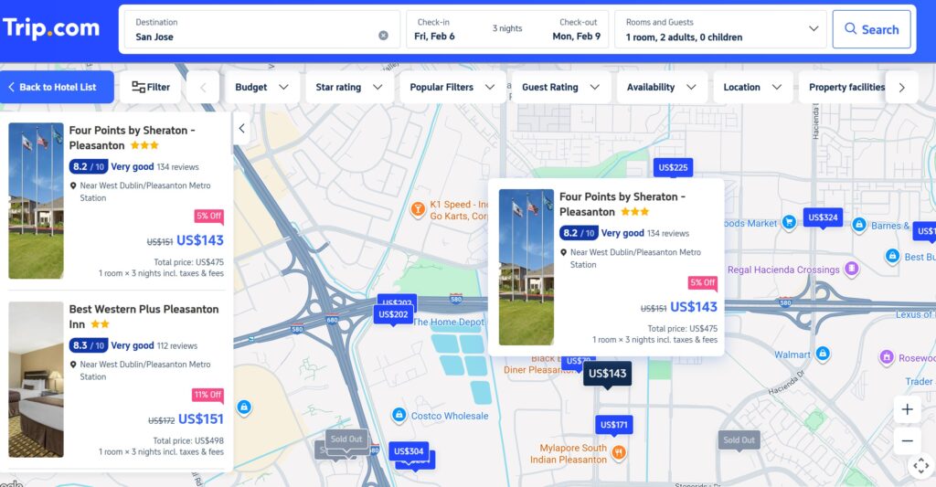 cheap hotels Super Bowl 60